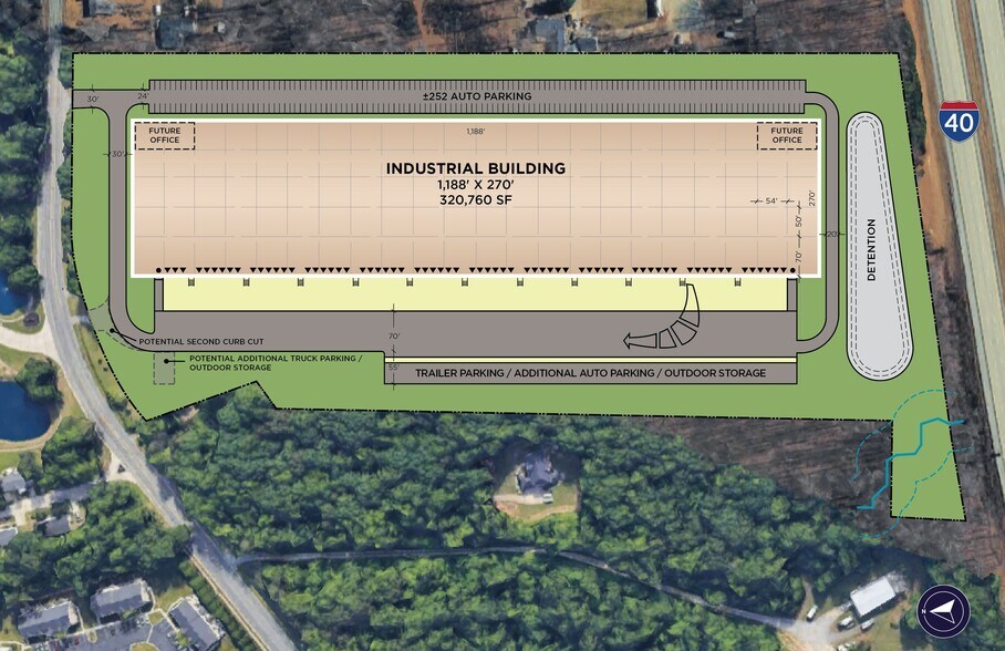 3530 McConnell Rd, Greensboro, NC à vendre - Plan d’étage – Image 2 sur 2