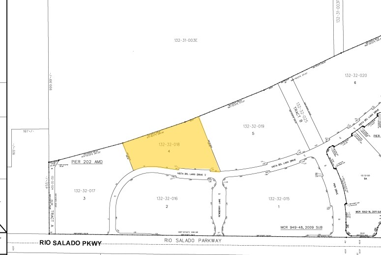 1136 E Vista del Lago Dr, Tempe, AZ à vendre - Plan cadastral – Image 1 sur 2