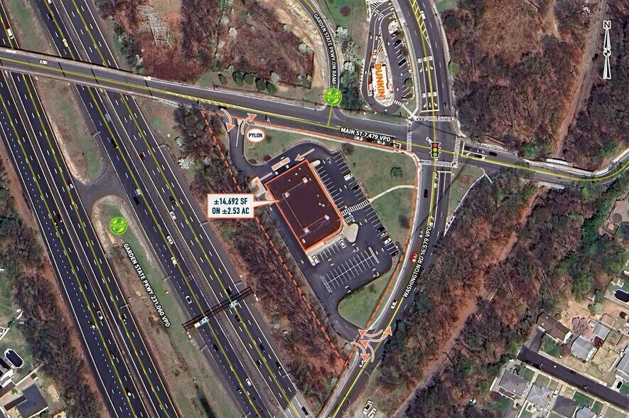 3553 Washington Rd, Parlin, NJ à louer - Aérien – Image 2 sur 6