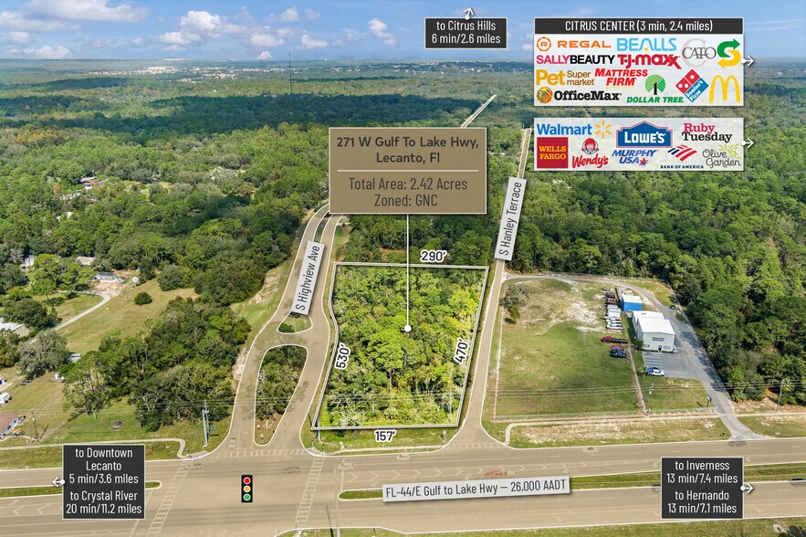 271 W Gulf to Lake Hwy, Lecanto, FL à vendre - Photo de l’immeuble – Image 3 sur 13