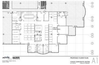 4100 Yonge St, Toronto, ON à louer Plan d’étage– Image 1 sur 1