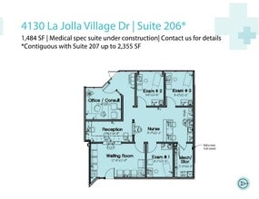4150 Regents Park Row, La Jolla, CA à louer Plan d’étage– Image 1 sur 1