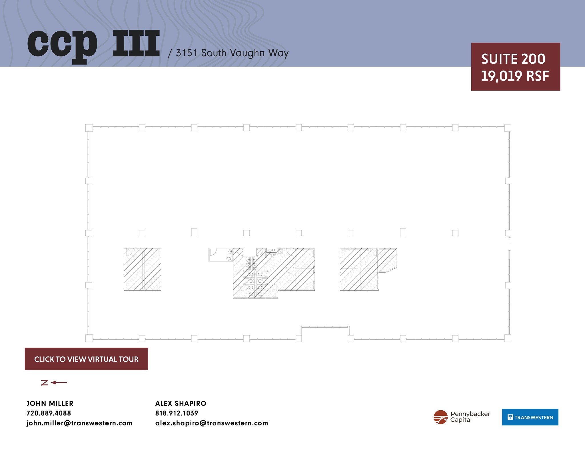 3131 S Vaughn Way, Aurora, CO à louer Plan de site– Image 1 sur 2