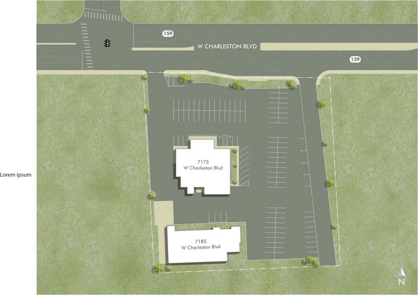 7175 W Charleston Blvd, Las Vegas, NV à vendre - Plan de site – Image 3 sur 12