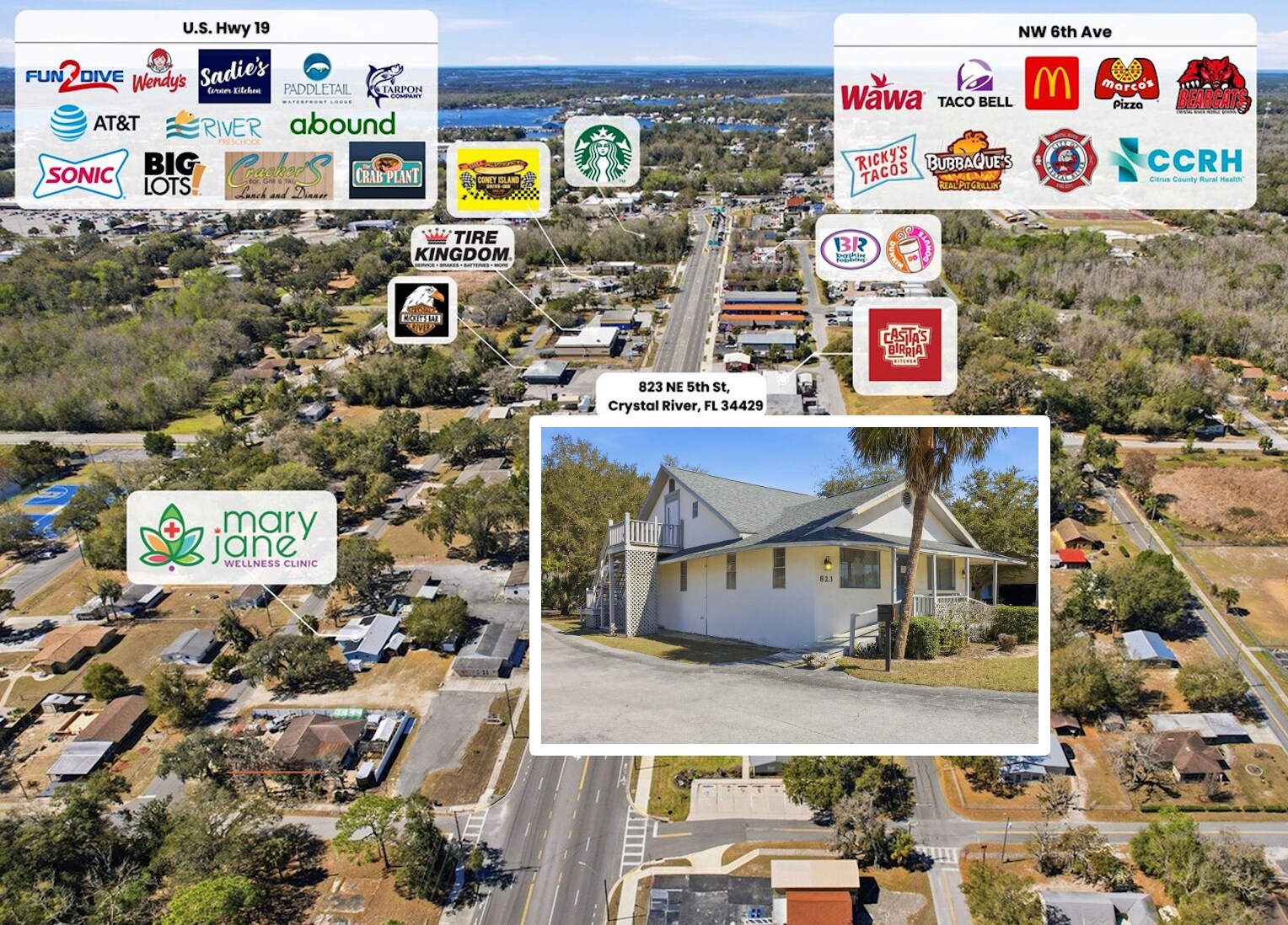 823 NE 5th St, Crystal River, FL à vendre Photo principale– Image 1 sur 45