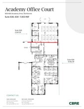600-650 Academy Dr, Northbrook, IL à louer Plan d’étage– Image 2 sur 2