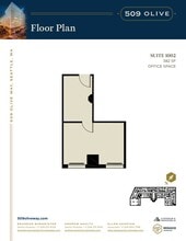 509 Olive Way, Seattle, WA à louer Plan d’étage– Image 2 sur 2