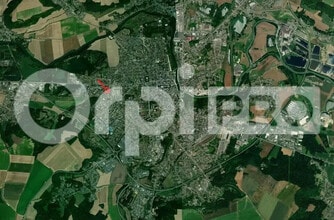 Soissons - Vue aérienne  vue de carte