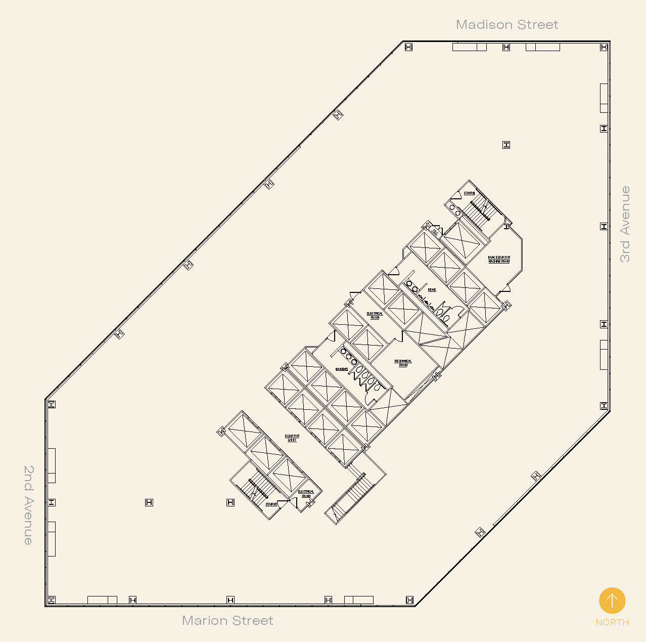 999 3rd Ave, Seattle, WA à louer Plan d’étage– Image 1 sur 1