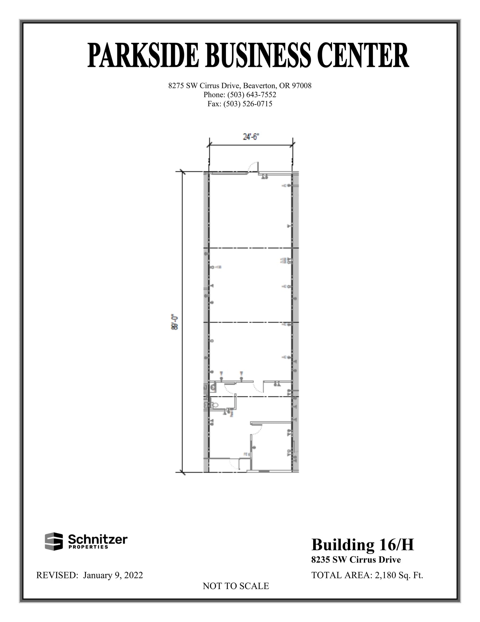 8362-8380 SW Nimbus Ave, Beaverton, OR à louer Plan de site– Image 1 sur 1
