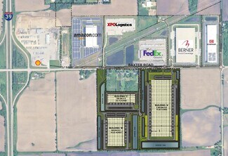 Plus de détails pour Baxter Rd, Cherry Valley, IL - Industriel/Logistique à louer