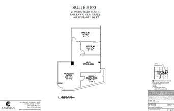 21-00 State Route 208, Fair Lawn, NJ à louer Plan d’étage– Image 1 sur 1