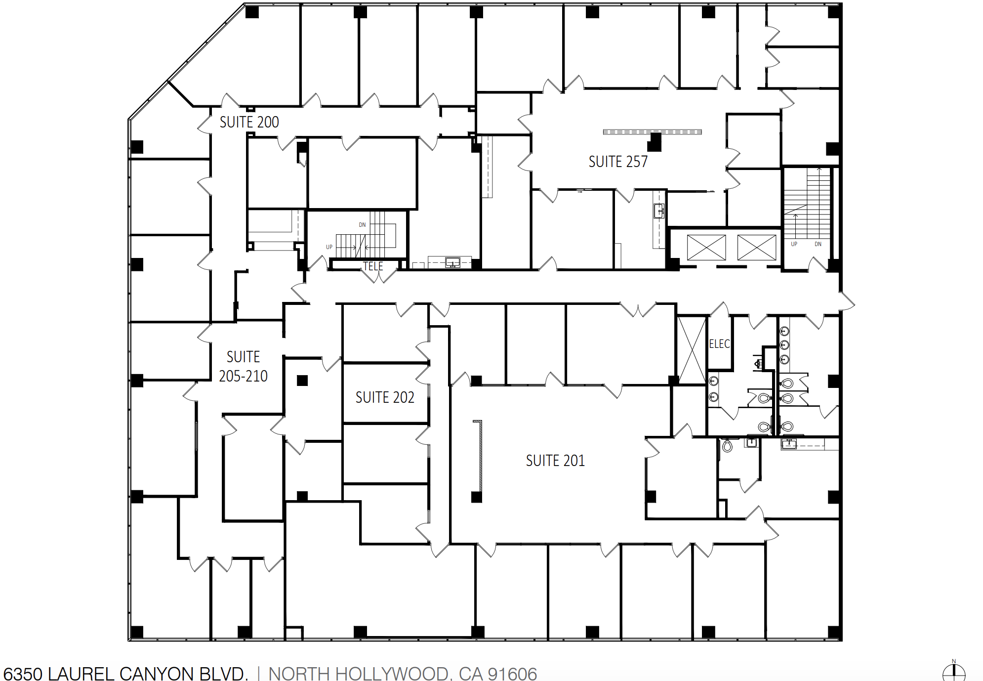 6350 Laurel Canyon Blvd, North Hollywood, CA à louer Plan d’étage– Image 1 sur 1