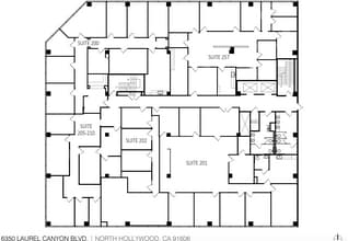 6350 Laurel Canyon Blvd, North Hollywood, CA à louer Plan d’étage– Image 1 sur 1
