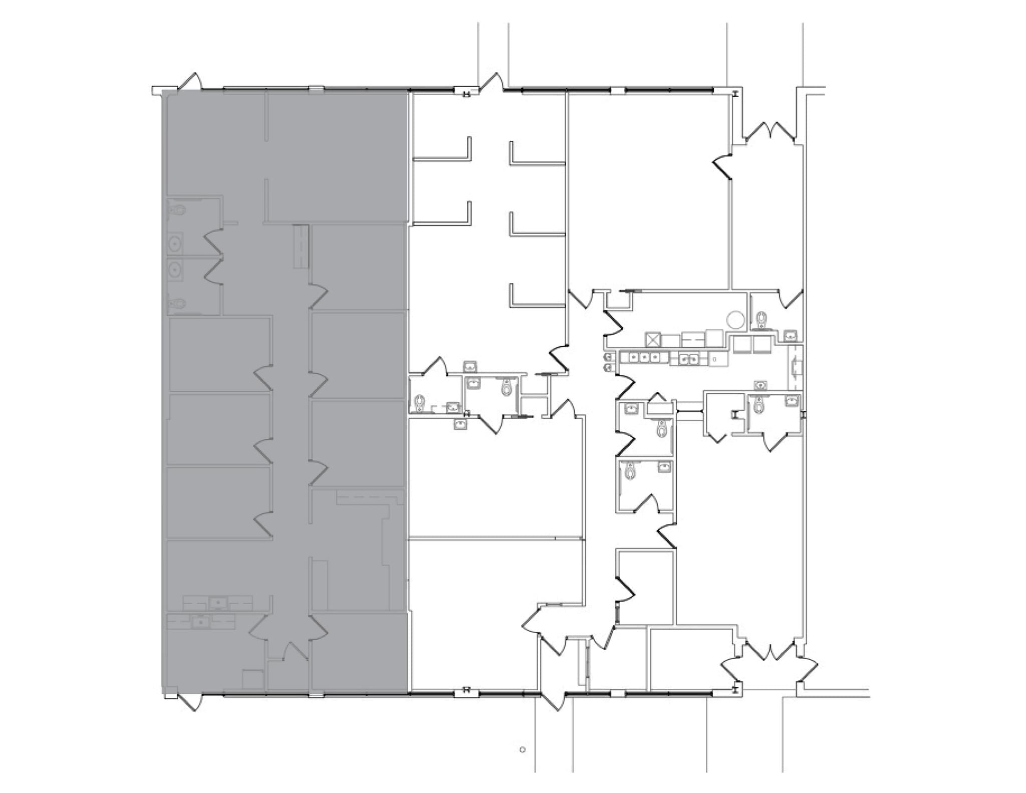 1031-1041 E Woodfield Rd, Schaumburg, IL à louer Plan d’étage– Image 1 sur 1