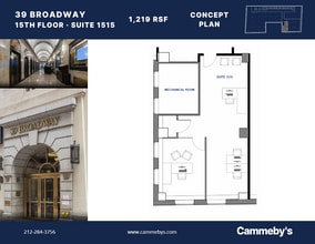 39 Broadway, New York, NY à louer Plan d’étage– Image 1 sur 1