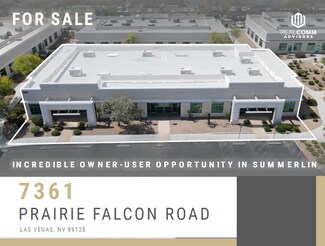 Plus de détails pour 7361 Prairie Falcon Rd, Las Vegas, NV - Bureau à vendre