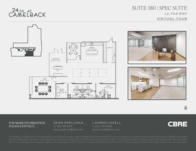 2375 E Camelback Rd, Phoenix, AZ à louer Plan d’étage– Image 2 sur 6
