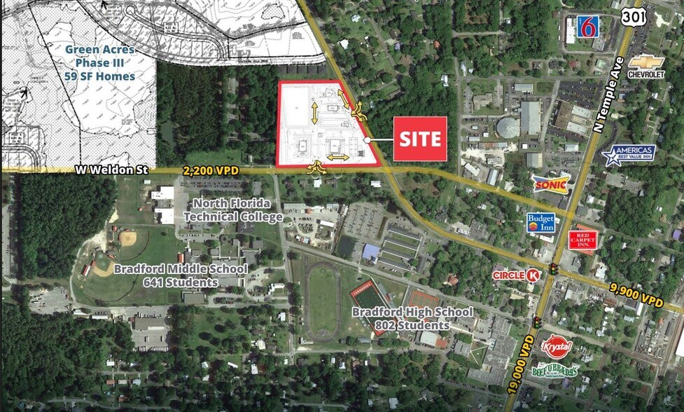 555 W Weldon St, Starke, FL à vendre - Photo principale – Image 1 sur 3