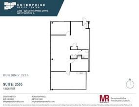 2255 Enterprise Dr, Westchester, IL à louer Plan d’étage– Image 1 sur 9