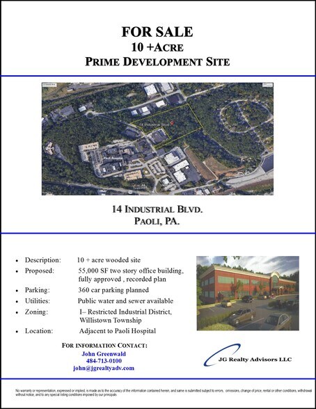 14 Industrial Blvd, Paoli, PA à vendre - Photo de l’immeuble – Image 2 sur 4