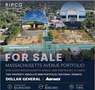Plus de détails pour Massachusetts Avenue Portfolio – Local commercial à vendre, New Port Richey, FL