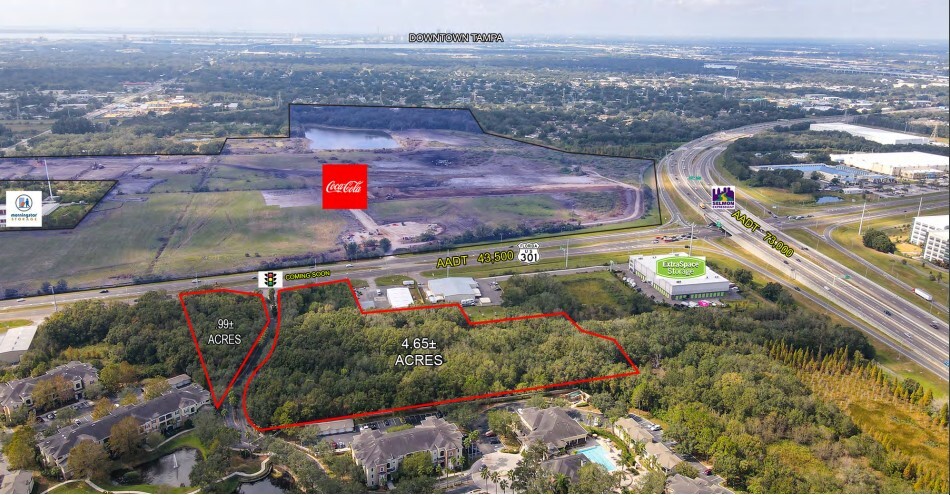 US 301 & Courtney Palms Blvd, Tampa, FL à vendre - Aérien – Image 3 sur 3