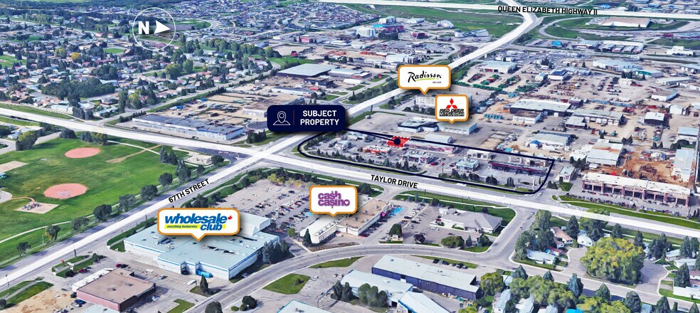 6730 Taylor Dr, Red Deer, AB à louer - Photo de l’immeuble – Image 2 sur 8