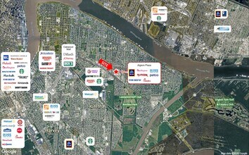 3008 Holiday Dr, New Orleans, LA - Vue aérienne vue de carte - Image1