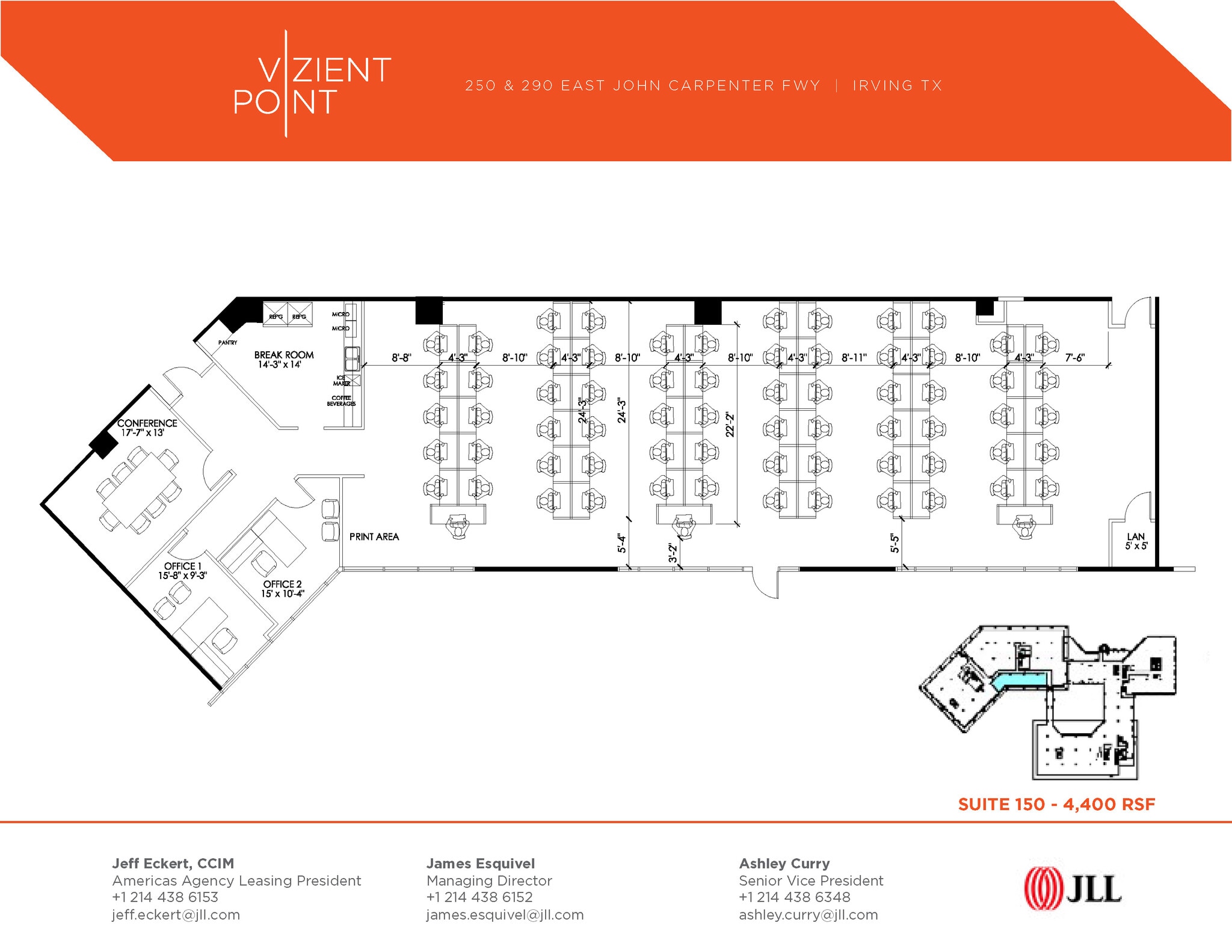 250 E John Carpenter Fwy, Irving, TX à louer Plan d’étage– Image 1 sur 1