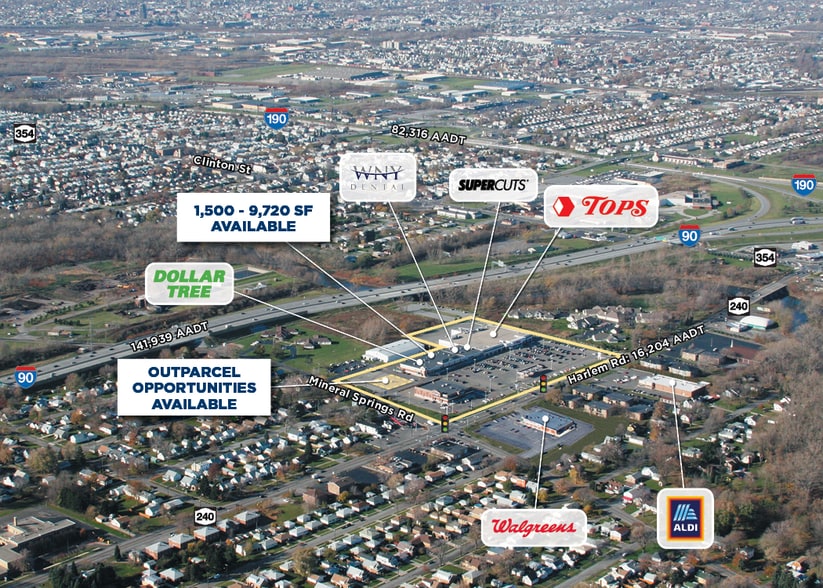 800-850 Harlem Rd, West Seneca, NY à louer - Aérien – Image 2 sur 3