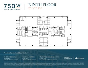 750 W John Carpenter Fwy, Irving, TX à louer Plan d’étage– Image 1 sur 1