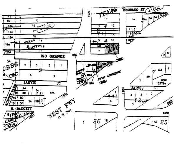 1413 Rio Grande Ave, Fort Worth, TX à vendre - Plan cadastral – Image 3 sur 4
