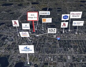 20-28 S Orange Ave, Orlando, FL - Vue aérienne  vue de carte - Image1