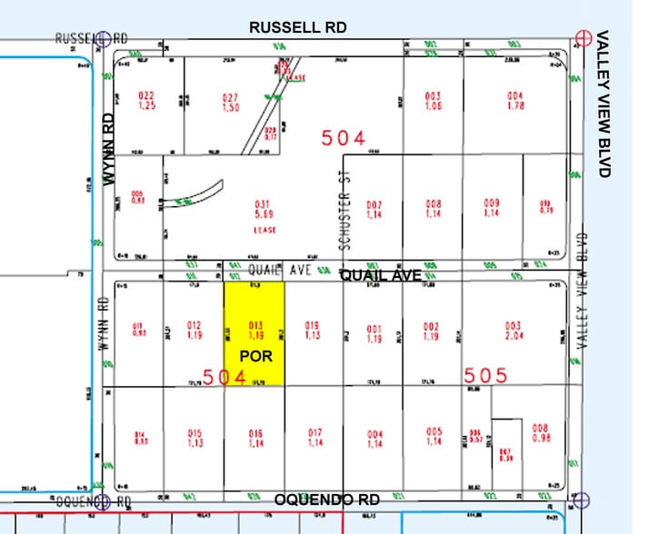 3995 W Quail Ave, Las Vegas, NV à louer - Plan cadastral – Image 2 sur 5
