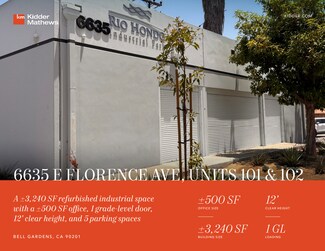 Plus de détails pour 6635 Florence Ave, Bell Gardens, CA - Industriel/Logistique à louer