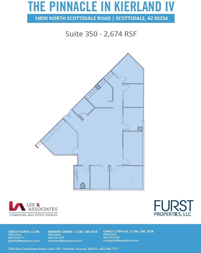 14850 N Scottsdale Rd, Scottsdale, AZ à louer Plan d’étage– Image 1 sur 1
