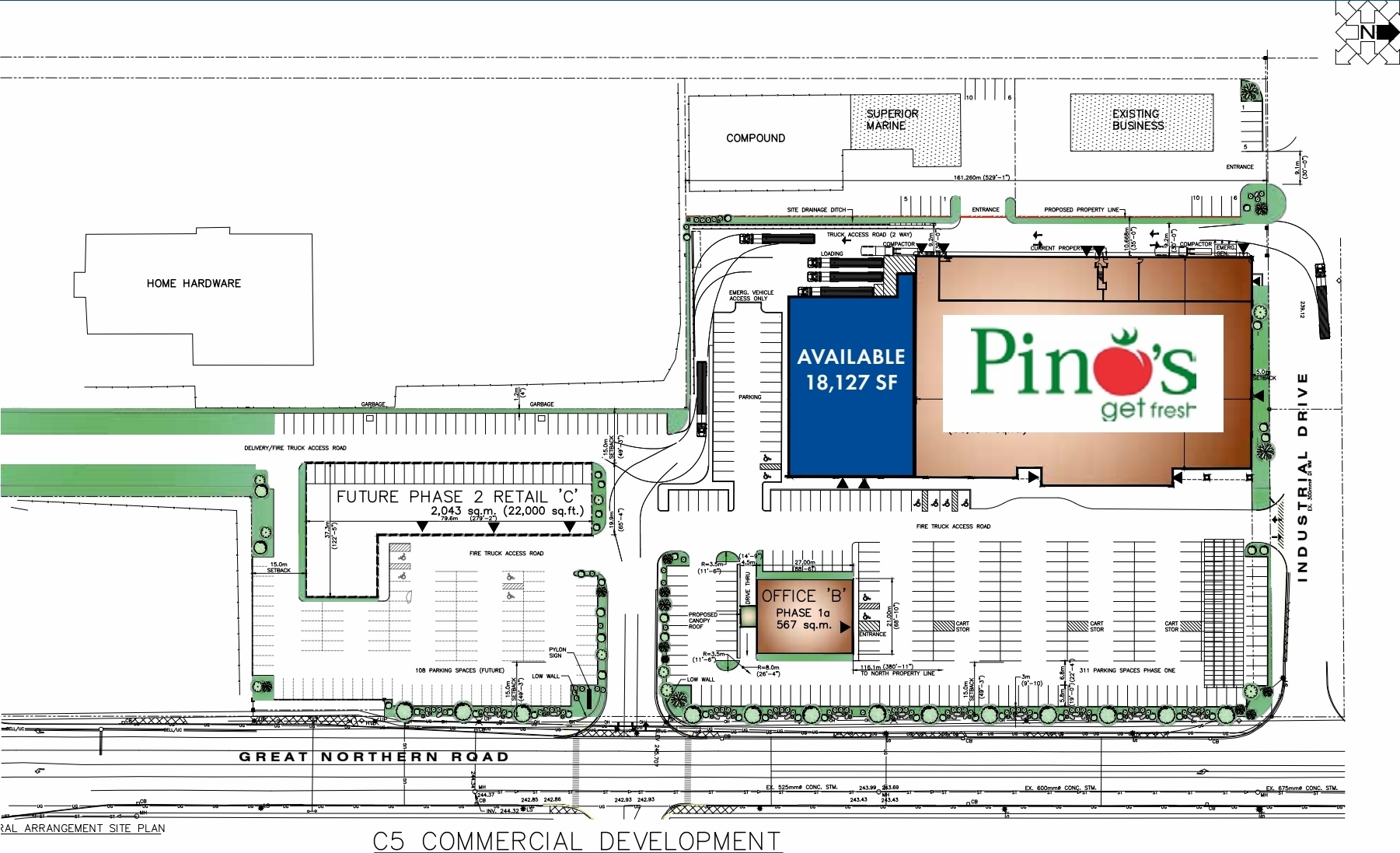 439 Great Northern Rd, Sault Ste. Marie, ON à louer Plan de site– Image 1 sur 1