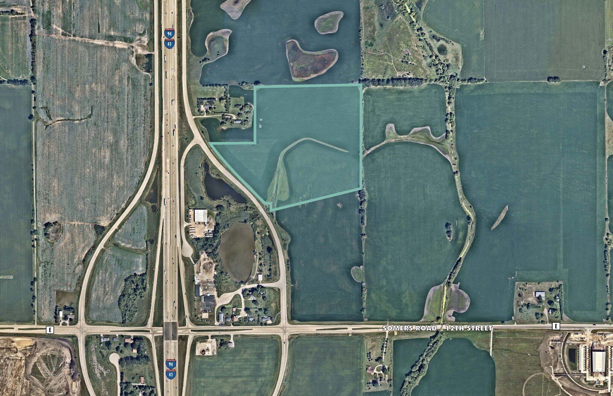 E. Frontage Road, Somers, WI à vendre Aérien– Image 1 sur 2