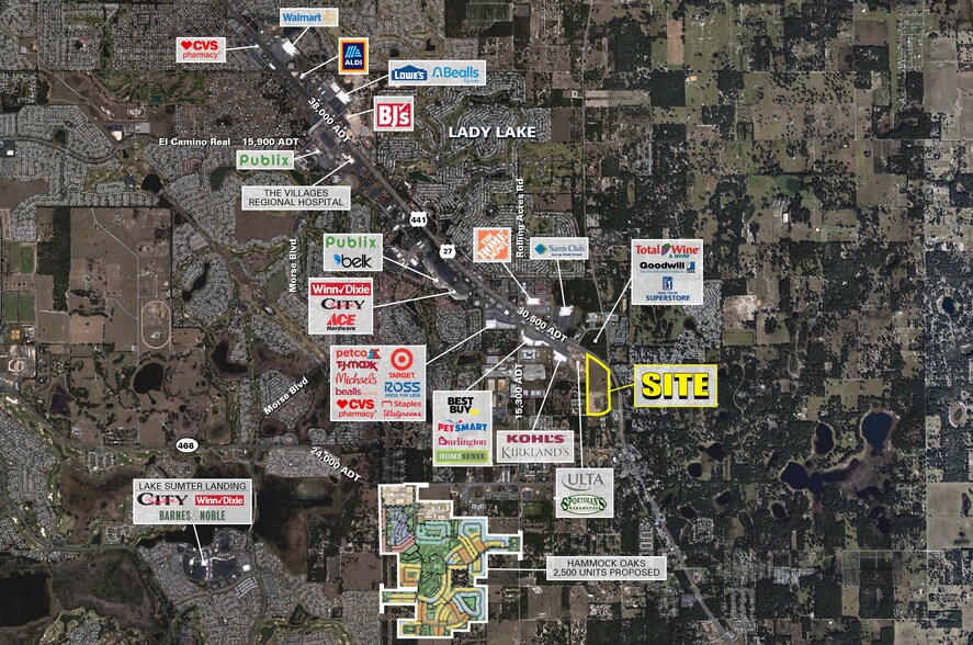 SWC US 441 hwy, Lady Lake, FL à louer - Photo de l’immeuble – Image 1 sur 3