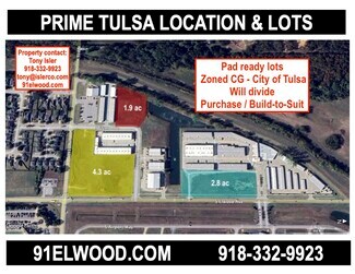 Plus de détails pour 8710 Elwood Ave, Tulsa, OK - Terrain à vendre
