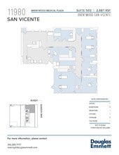 11980 San Vicente Blvd, Los Angeles, CA à louer Plan d’étage– Image 1 sur 1