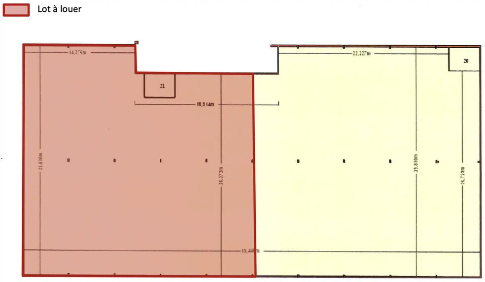 Industriel/Logistique dans Noisy-le-Sec à louer - Plan d’étage – Image 3 sur 6