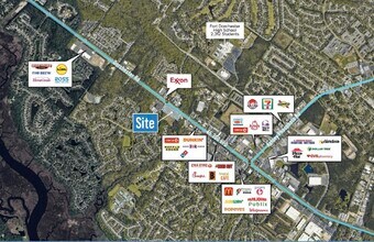 8611 Dorchester Rd, North Charleston, SC - Vue aérienne vue de carte