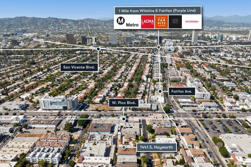 1441 S Hayworth Ave, Los Angeles, CA à vendre - Aérien – Image 3 sur 11