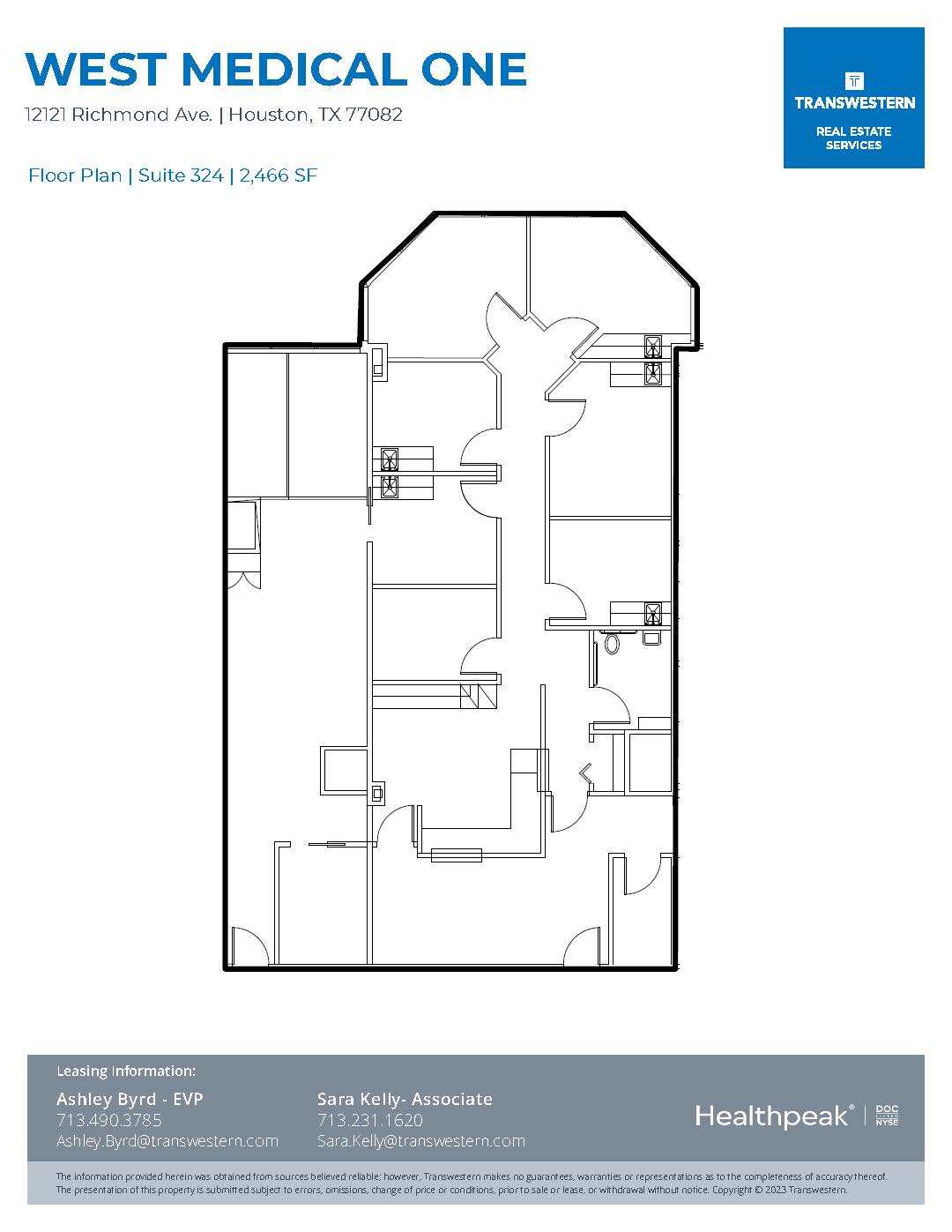 12121 Richmond Ave, Houston, TX à louer Plan d’étage– Image 1 sur 1