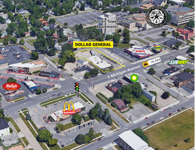 405 S Michigan Ave, Saginaw, MI - Vue aérienne  vue de carte