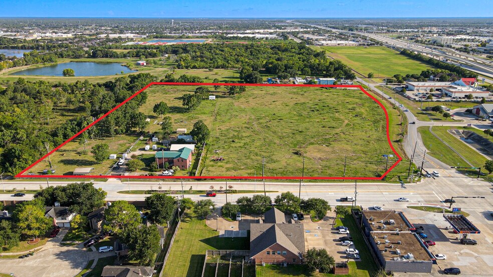 10522 Hughes Ranch Rd, Pearland, TX à vendre - Aérien – Image 3 sur 7