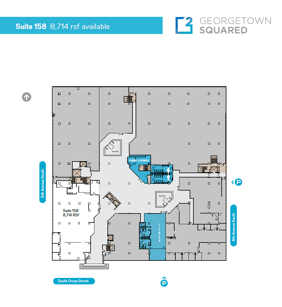 5601 6th Ave S, Seattle, WA à louer Plan d’étage– Image 1 sur 1