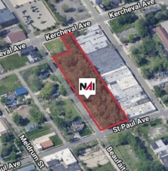 6524-6530 Kercheval St, Detroit, MI à vendre - Aérien – Image 1 sur 1